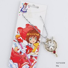 魔卡少女百变小樱白色魔法棒魔杖项链