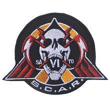 使命召唤无限战争SCAR空间站军直侦查连 魔术贴臂章贴章