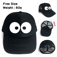 龙猫黑炭 丝印logo太阳帽