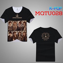K-POP明星组合 莫代尔全彩短袖T恤MQTU028