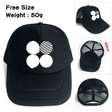 BTS标志 丝印logo网帽 太阳帽