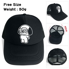 BTS小狗 丝印logo网帽 太阳帽