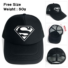 超人SUPERMAN 丝印logo网帽 太阳帽
