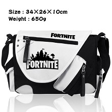 Fortnite堡垒之夜 加厚PU皮帆布拼色挎包