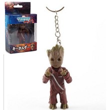 银河护卫队2 小树人宝宝格鲁特 公仔钥匙扣挂件
