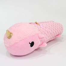 30CM美人鱼独角兽 毛绒笔袋 粉色