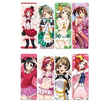 lovelive 8个一版装PVC半透明书签（5套起批）