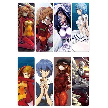 EVA福音战士 8个一版装PVC半透明书签（5套起批）