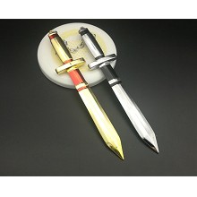 王者荣耀赵云未来纪元金属武器双刀扣16CM