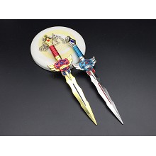 王者荣耀职业联赛纪念版金属武器双刀扣16CM
