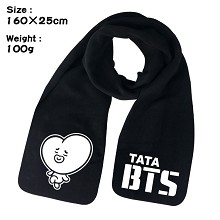 BTS-爱心 保暖毛毛绒围巾围脖