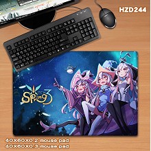 HZD244-魔女之泉3 游戏40X60橡胶课桌垫 鼠标垫