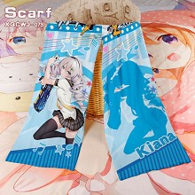 XQCWJ-073-崩坏学园X少女前线 琪亚娜 游戏全彩貂绒围巾