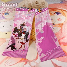 XQCWJ-075-崩坏学园X少女前线 琪亚娜 游戏全彩貂绒围巾