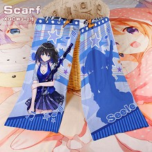 XQCWJ-076-崩坏学园X少女前线 琪亚娜 游戏全彩貂绒围巾