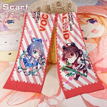 XQCWJ-082-VOCALOID 洛天依 乐正绫 动漫全彩貂绒围巾