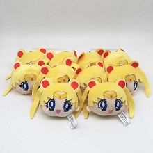 8CM美少女战士月野兔毛绒公仔挂件（10个一套出）