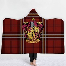 150x200CM哈利波特Gryffindor北极绒连帽毛毯 斗篷毯(4天定做)