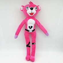 40CM堡垒之夜 大号粉红熊拥抱队长游戏周边毛绒玩具卡通娃娃