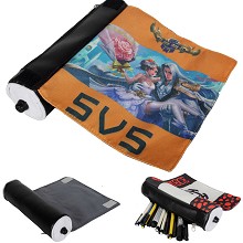 王者荣耀 小乔 帆布圆筒卷轴笔袋