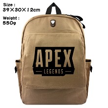APEX英雄 帆布翻盖双肩背包