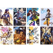 守望先锋 精装动漫海报(8张一套)