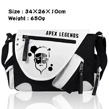 APEX英雄 加厚PU皮帆布拼色挎包