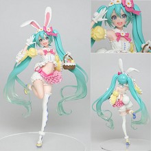 初音未来 miku 春服 兔耳初音 景品手办 盒装