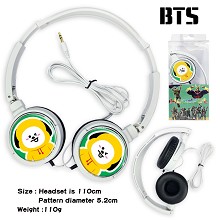 BTS 黄狗明星头戴式耳机