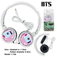 BTS 蓝马明星头戴式耳机