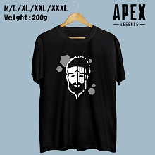APEX英雄MIRAGE 黑色纯棉短袖T恤