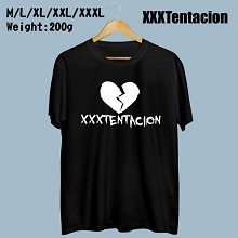XXXTentacion 黑色纯棉短袖T恤