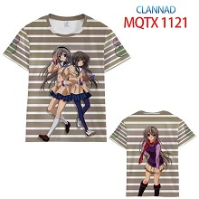 CLANNDAD 全彩印花短袖T恤 MQTX1121