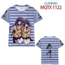 CLANNDAD 全彩印花短袖T恤 MQTX1122