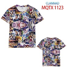 CLANNDAD 全彩印花短袖T恤 MQTX1123
