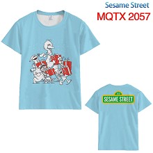 芝麻街 全彩印花短袖T恤 MQTX2057