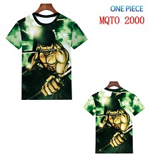 海贼王 欧码全彩印花短袖T恤 MQTO-2000
