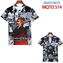 死亡笔记 欧码全彩印花短袖T恤 MQTO 514