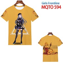 少女前线 欧码全彩印花短袖T恤 MQTO 594