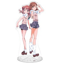 某科学的超电磁炮 白井黑子&御坂美琴大立牌 亚克力人形立牌21CM