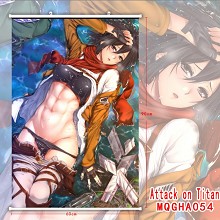 进击的巨人 白色塑料杆布画挂画(60X90)MQGHA054