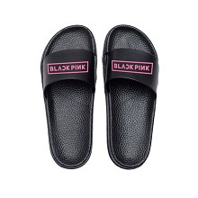 Black Pink家居鞋防滑室内室外拖鞋凉鞋一对