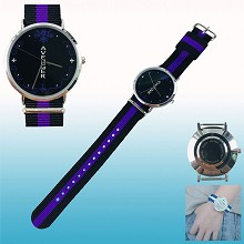 命运黑贞德尼龙带手表