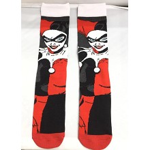 蝙蝠侠小丑女 棉长袜 一对