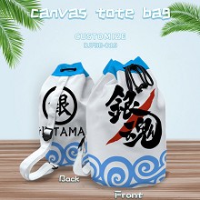 DJFBB019-银魂 动漫单肩帆布背包