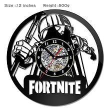 堡垒之夜 创意挂画挂钟钟表（PVC材质）(不配电池)