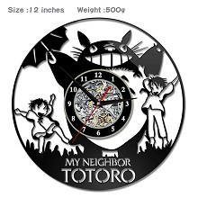 龙猫 创意挂画挂钟钟表（PVC材质）(不配电池)