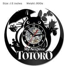 龙猫 创意挂画挂钟钟表（PVC材质）(不配电池)