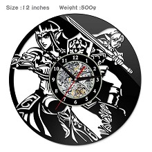 塞尔达传说 创意挂画挂钟钟表（PVC材质）(不配电池)