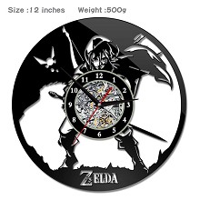 塞尔达传说 创意挂画挂钟钟表（PVC材质）(不配电池)